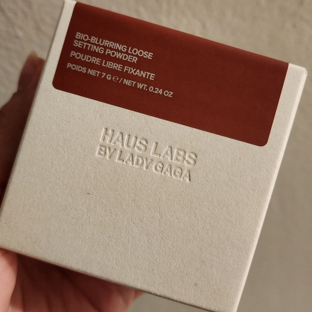 Haus Labs By Lady Gaga Bio-Blurring Loose Setting Powder Shade Cocoa New